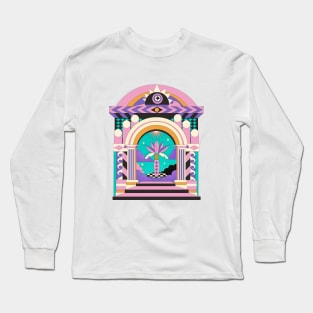 Retro Paradise" T-Shirt Long Sleeve T-Shirt